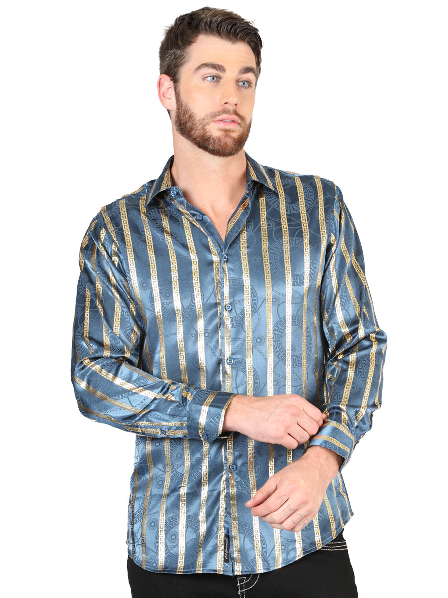 The General Teal Casual Long-Sleeve Shirt 44580