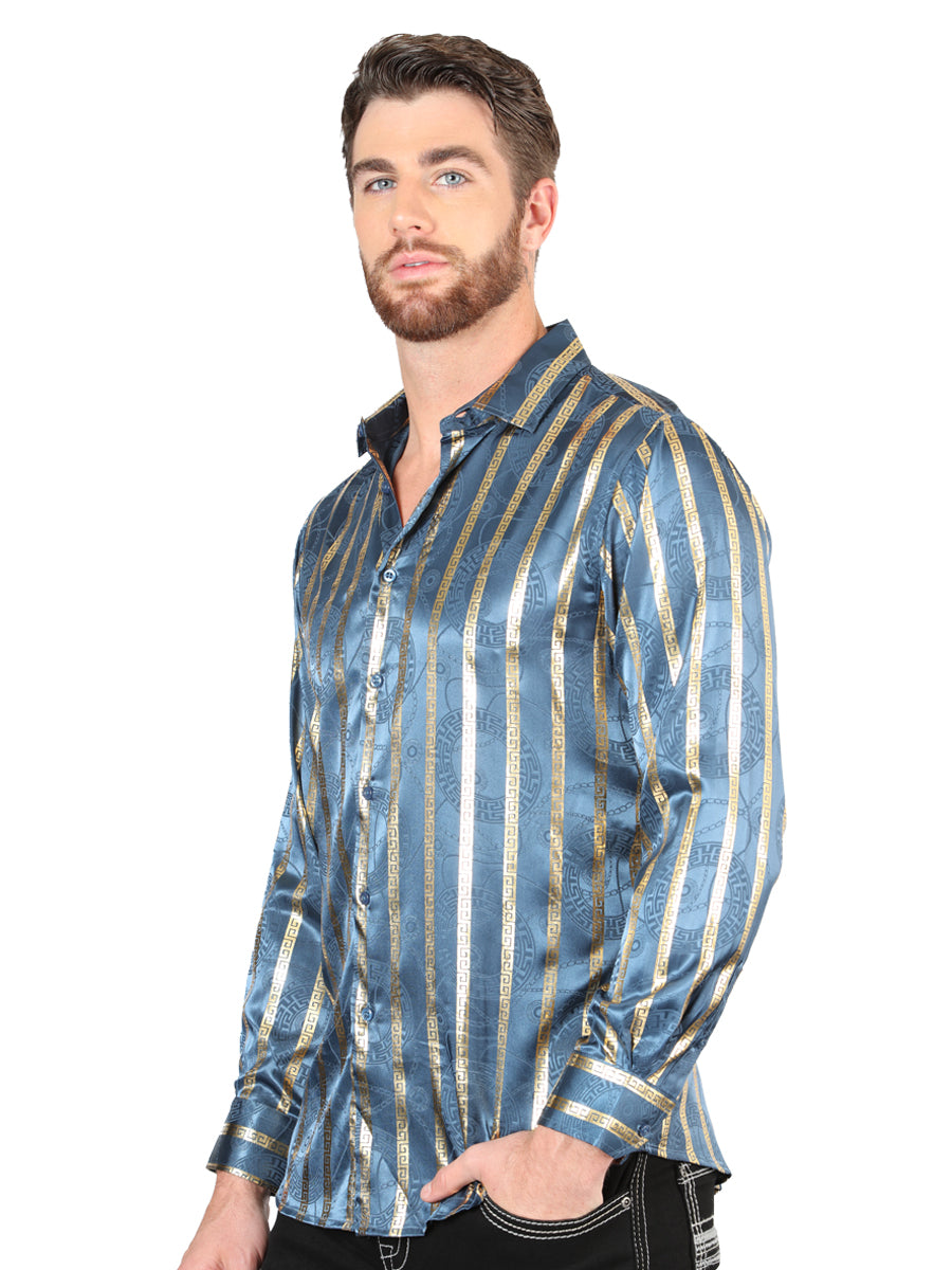 The General Teal Casual Long-Sleeve Shirt 44580
