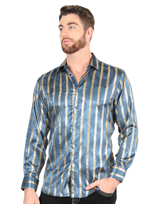 The General Teal Casual Long-Sleeve Shirt 44580