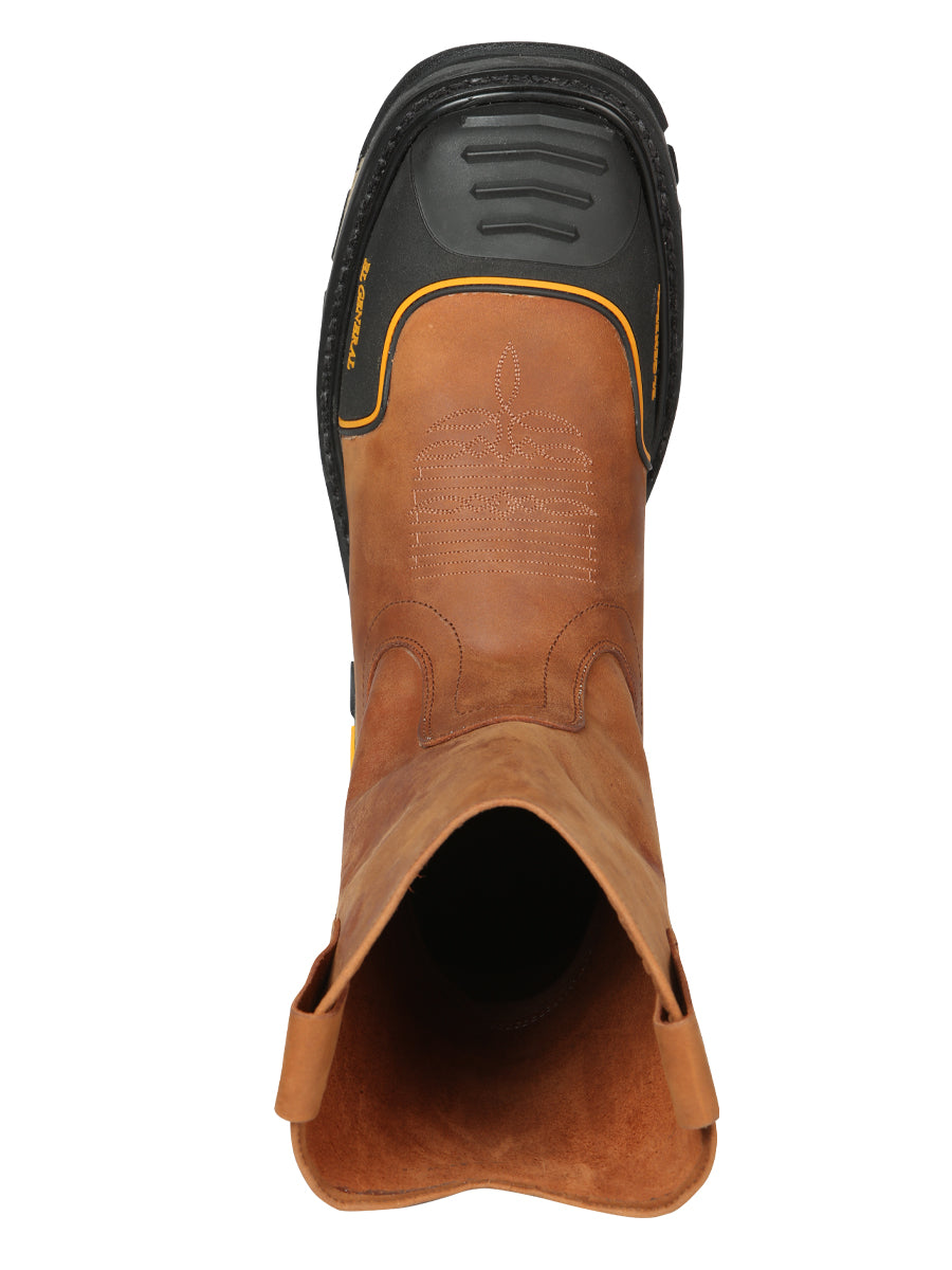 El General Men's Work Boot - Crazy Leather - Kansas 44689