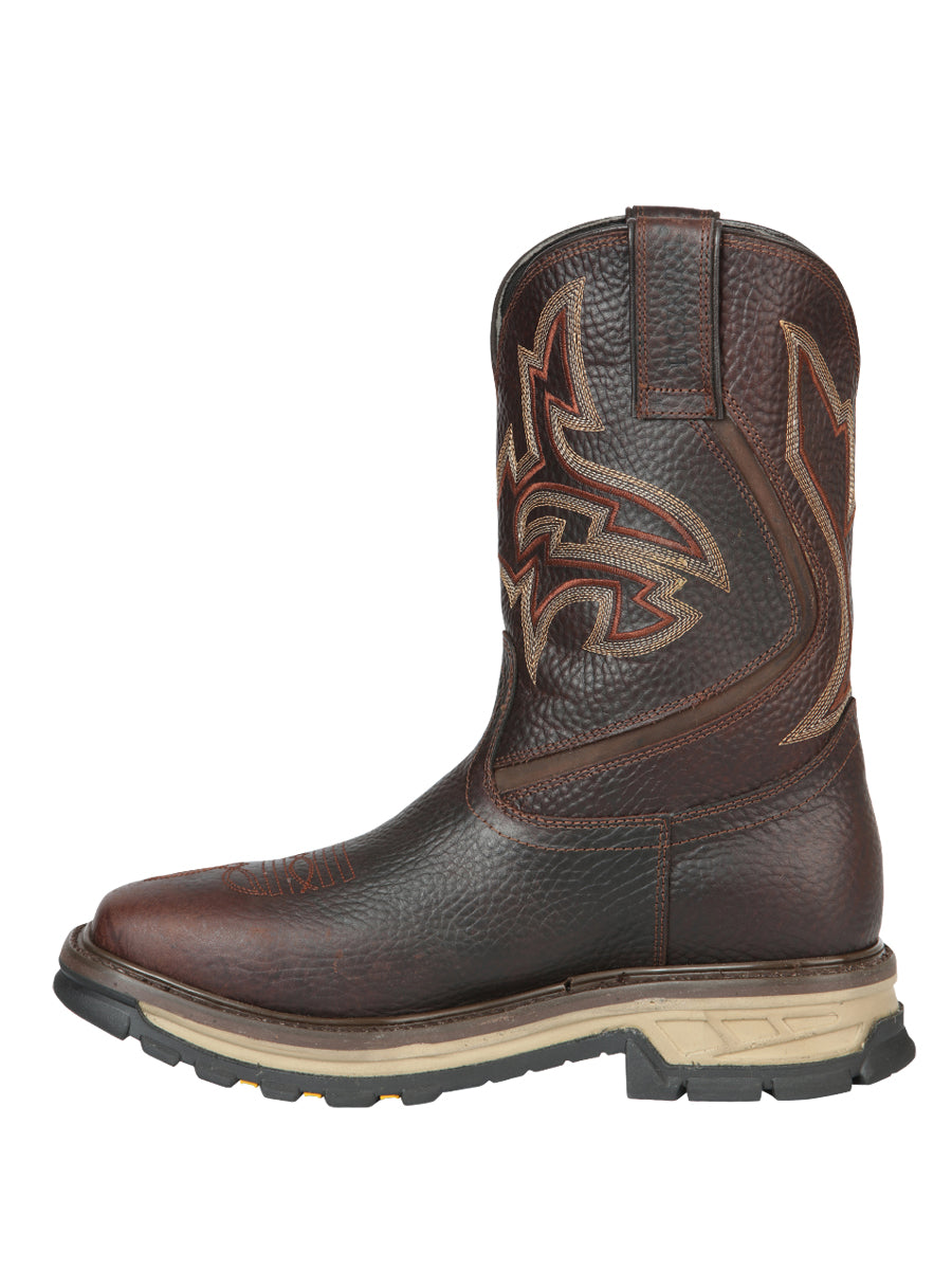 El General Rodeo Work Boot - Bull Fight Brown 44692