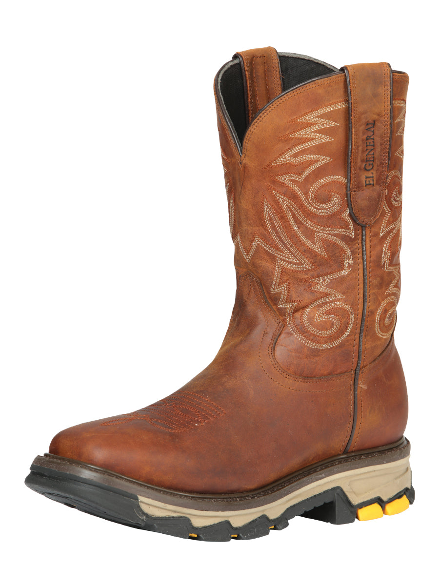 El General Rodeo Work Boot - Leather Whiskey 44695