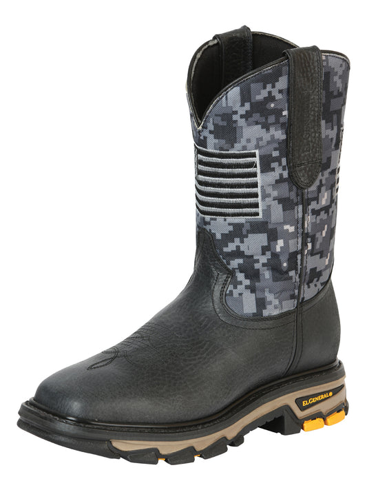 El General Men's Work Boot - Bull Fight Leather - Black

 44756