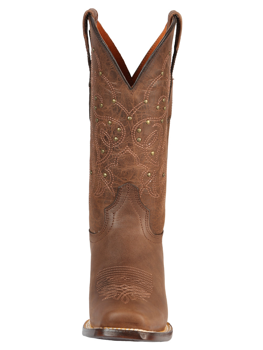 El General Women's Rodeo Boot - Alazan Brown 44853