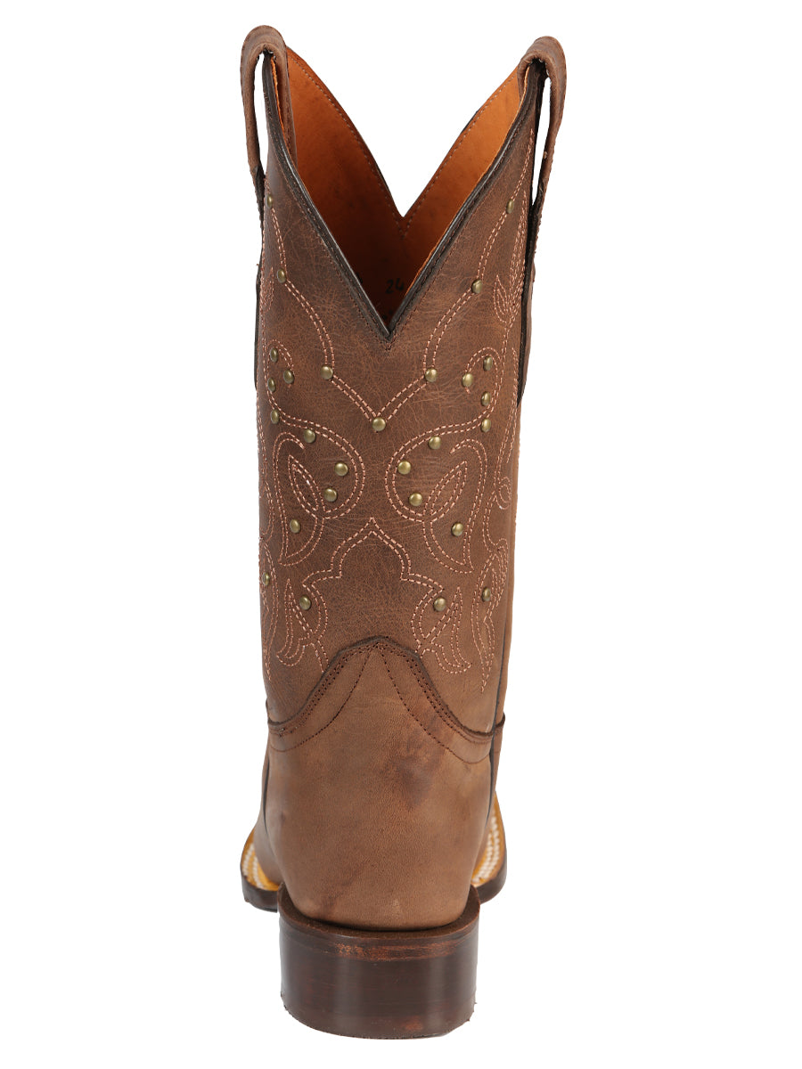 El General Women's Rodeo Boot - Alazan Brown 44853
