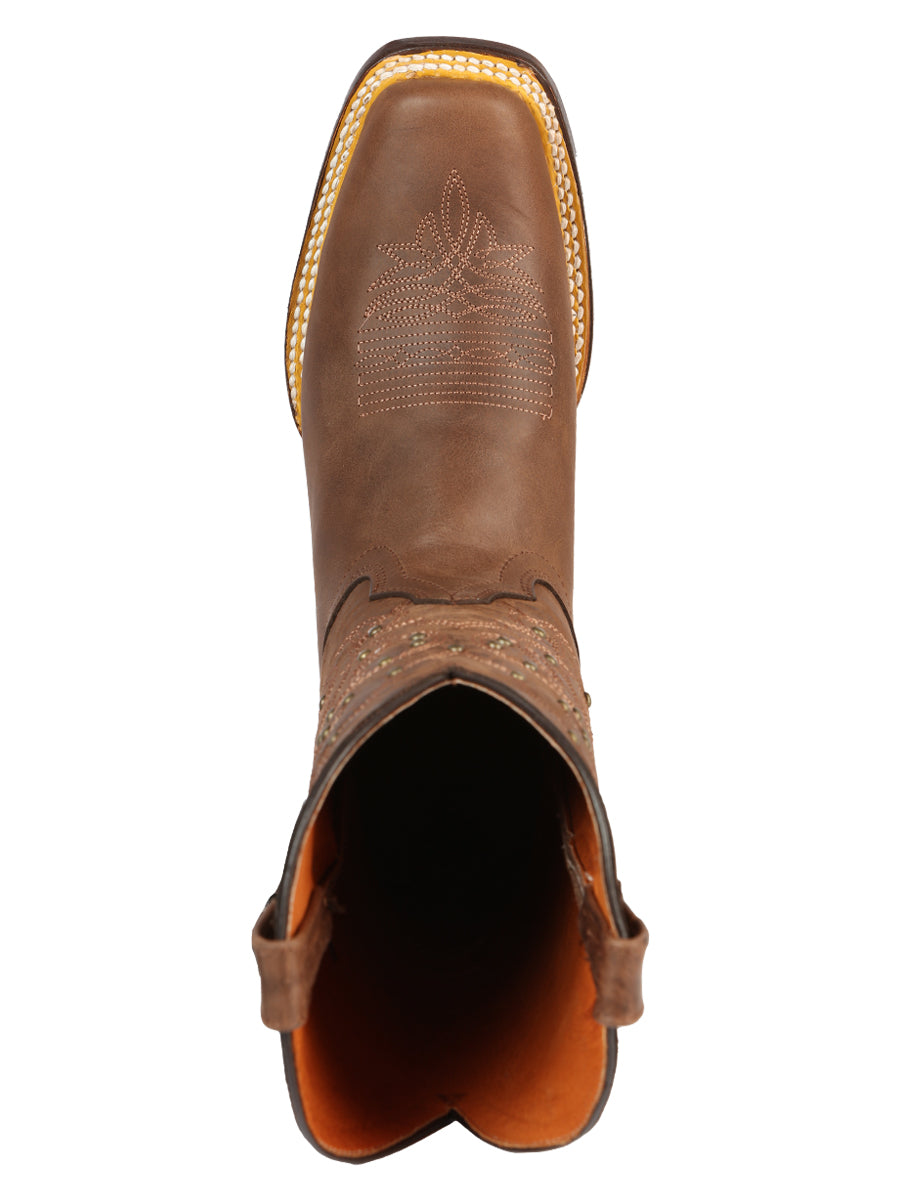 El General Women's Rodeo Boot - Alazan Brown 44853