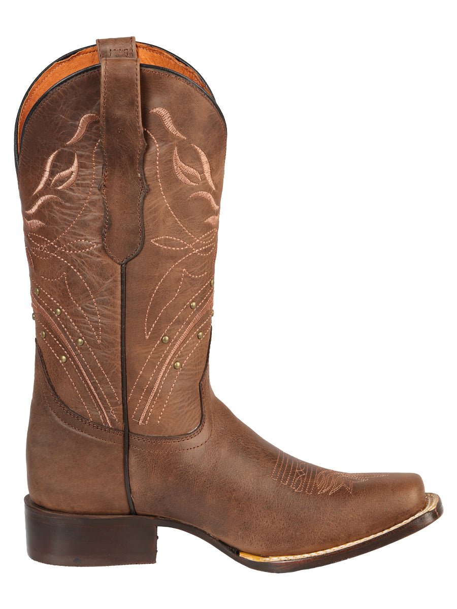 El General Women's Rodeo Boot - Alazan Brown 44854