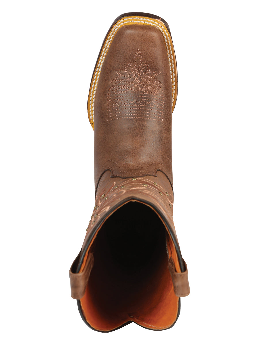 El General Women's Rodeo Boot - Alazan Brown 44854