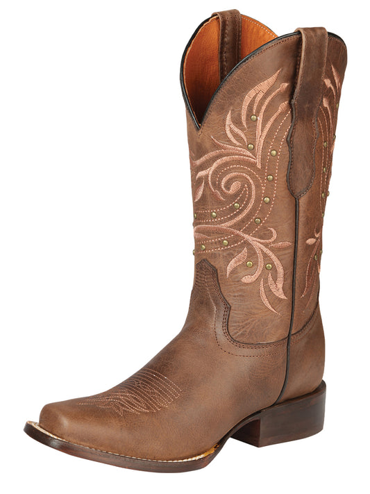 El General Women's Rodeo Boot - Alazan Brown 44854