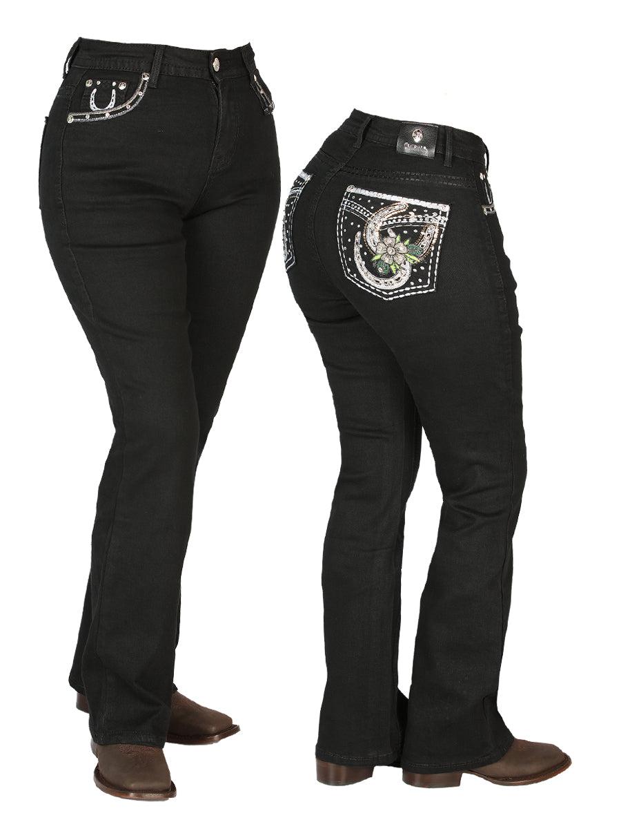 Women's Black Centenario Jeans 44956