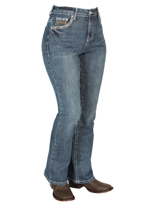 Women's Dark-Blue Centenario Jeans 44961