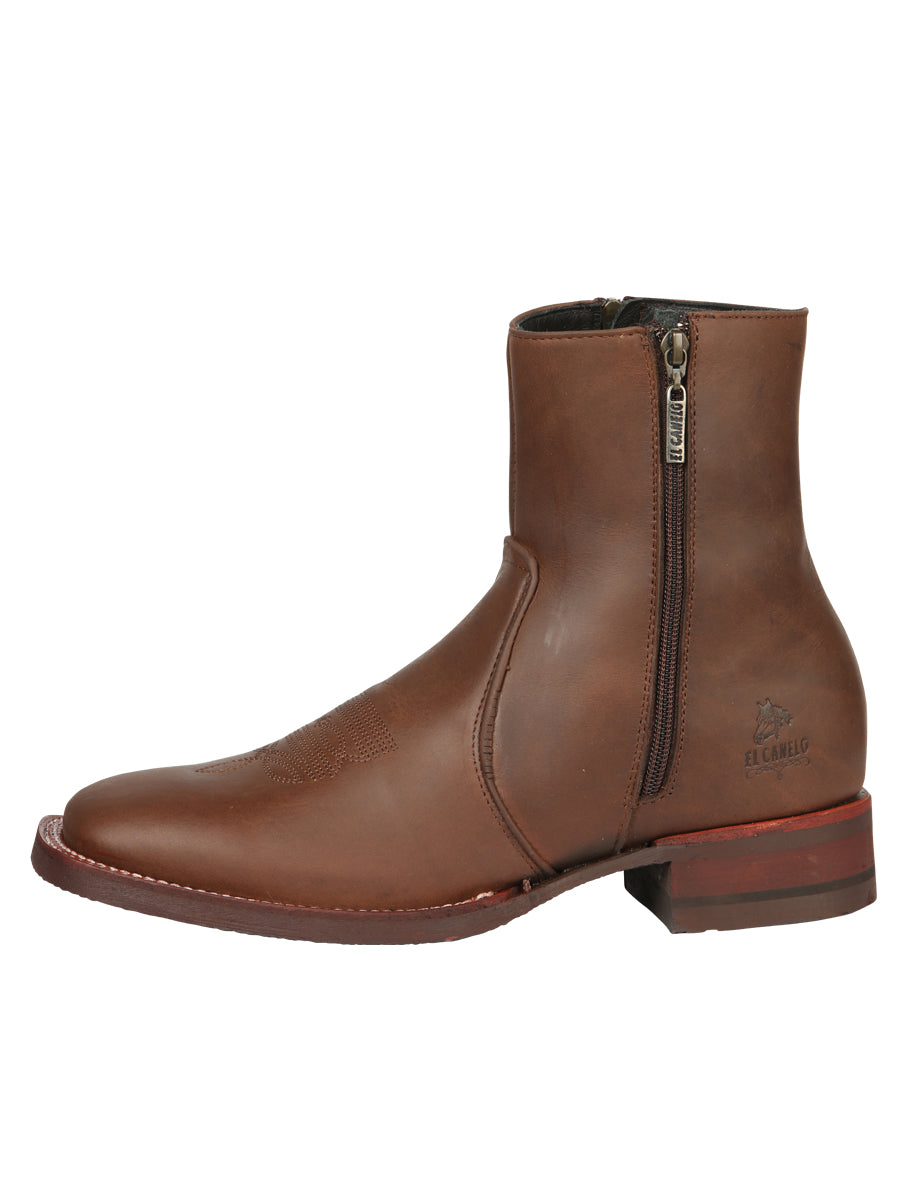 El Canelo Men's Ankle Boots - Crazy Leather Wood

 45214