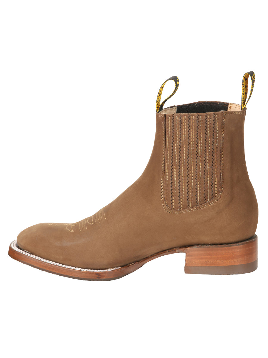 El General Men's Ankle Boots - Suede Brown 45338