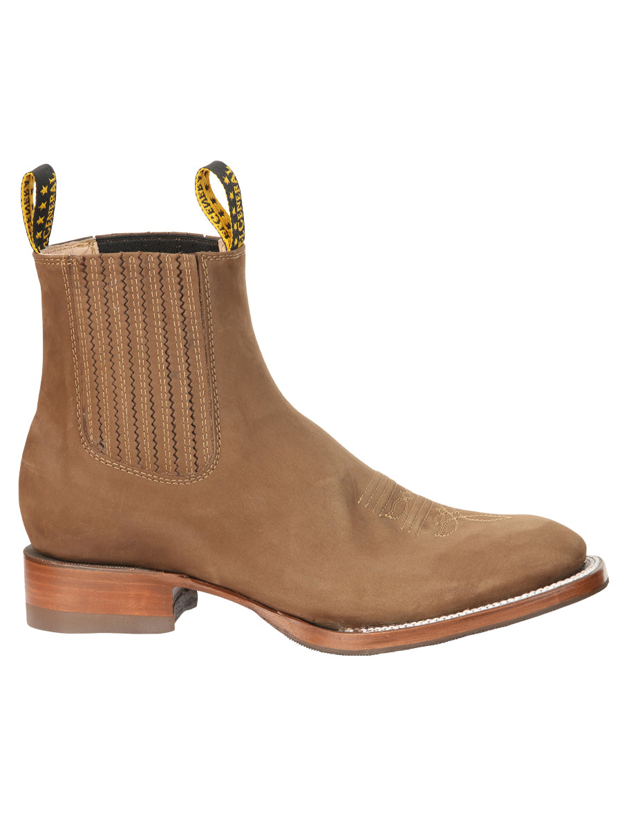 El General Men's Ankle Boots - Suede Brown 45338