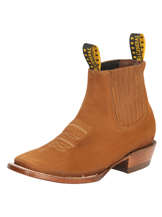 El General Women's Ankle Boots - Old Gold Nubuck 45347