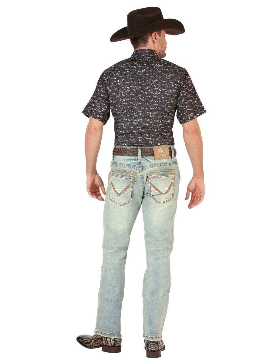 Centenario Men's Bootcut Jeans - Light Blue 45535