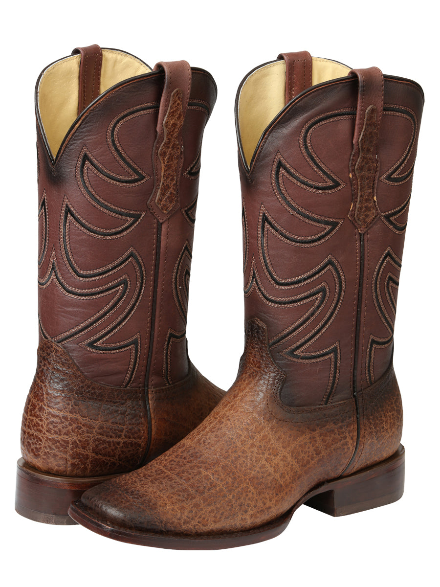 Men's El General Rodeo Boots - Tobacco Elephant Print 45665