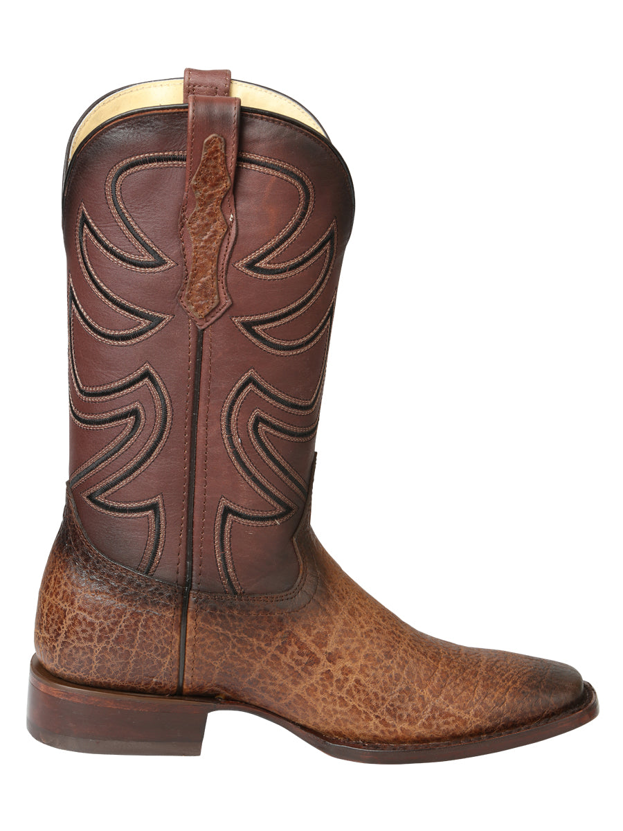 Men's El General Rodeo Boots - Tobacco Elephant Print 45665