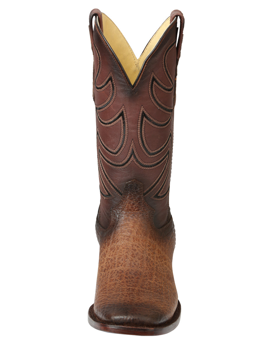 Men's El General Rodeo Boots - Tobacco Elephant Print 45665