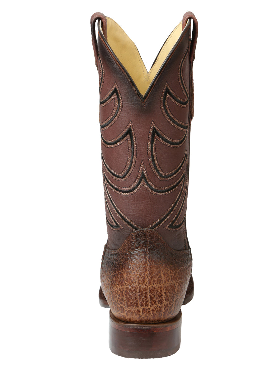 Men's El General Rodeo Boots - Tobacco Elephant Print 45665