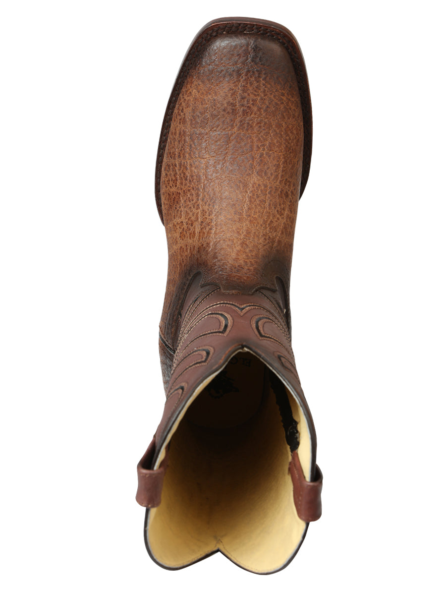 Men's El General Rodeo Boots - Tobacco Elephant Print 45665