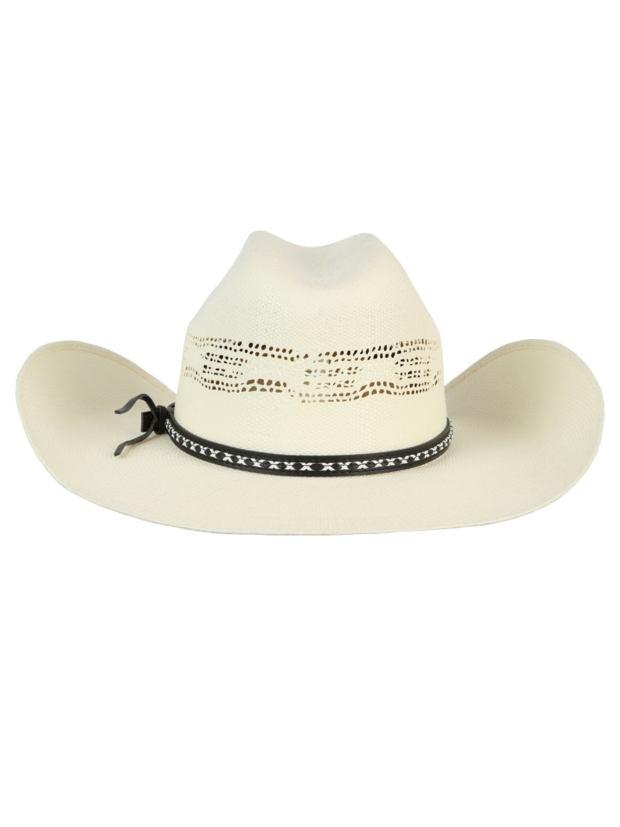 Men's El General 20X Palm Straw Western Hat - Bangora Toro 45763