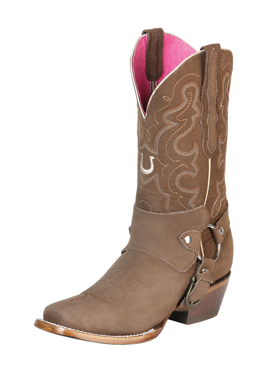 El General Women's Rodeo Boo - Nobuck Camel 51150