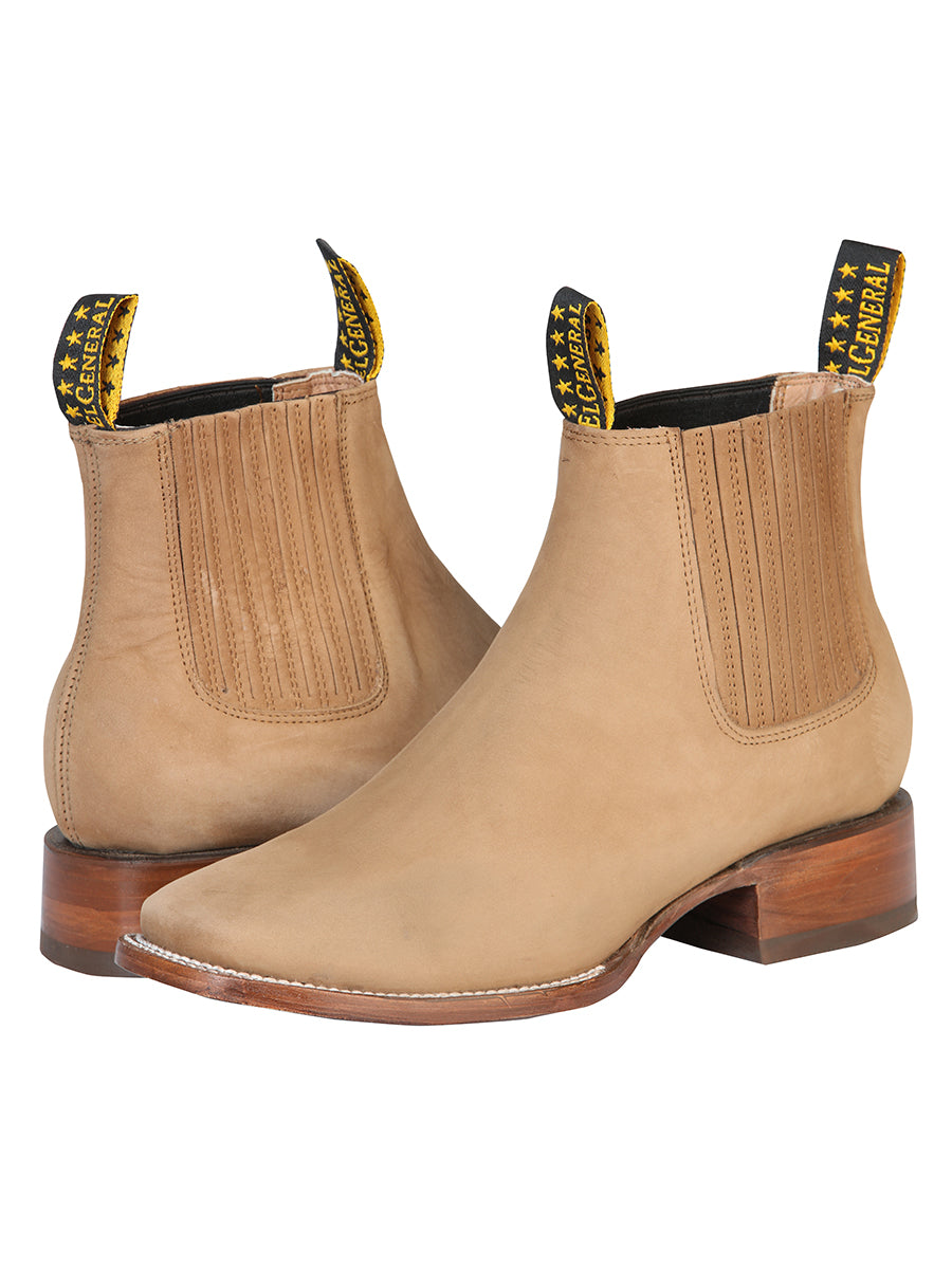 El General Men's Nubuck Ankle Boot - Nubuck Sand 126194