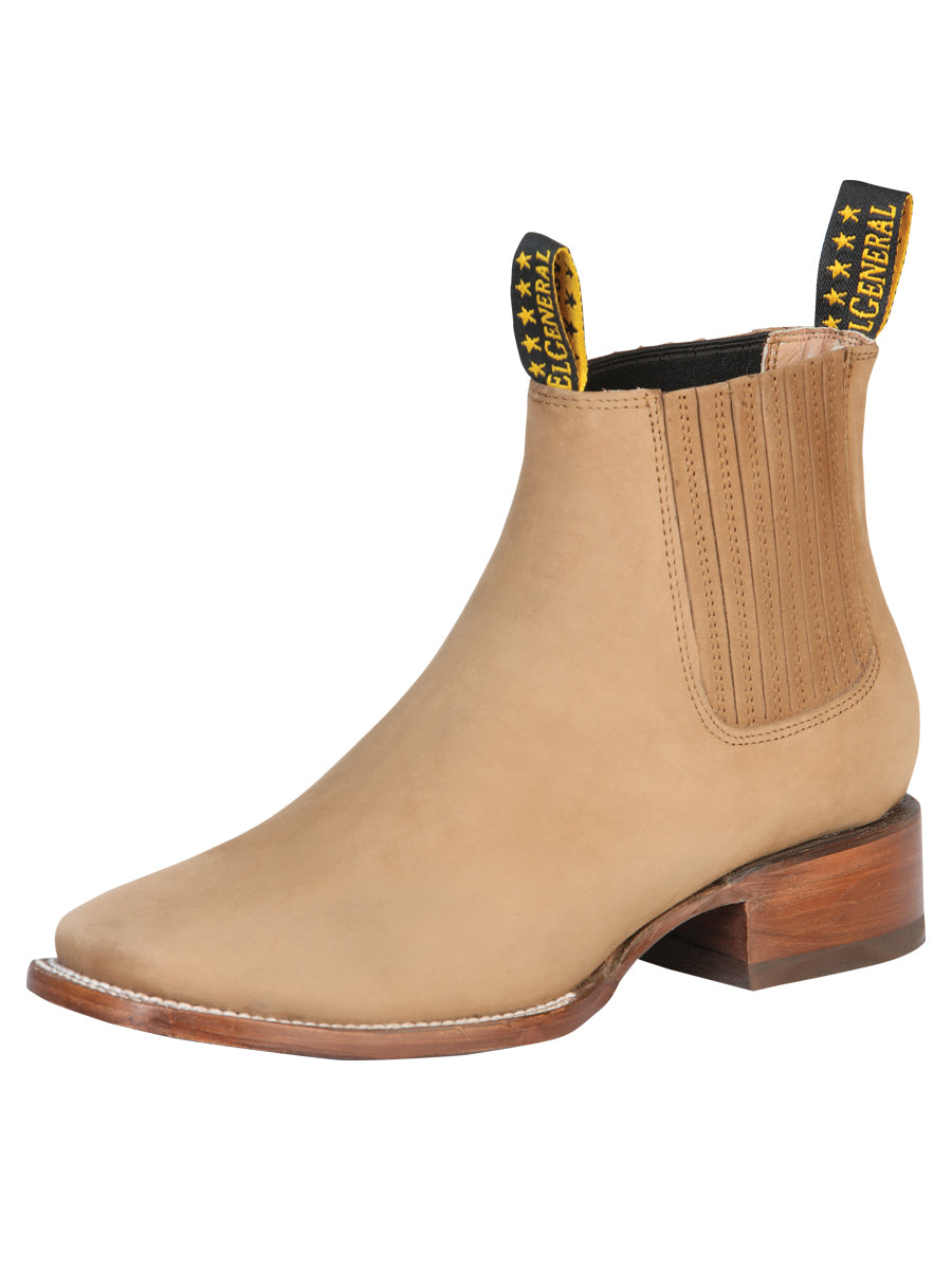 El General Men's Nubuck Ankle Boot - Nubuck Sand 126194