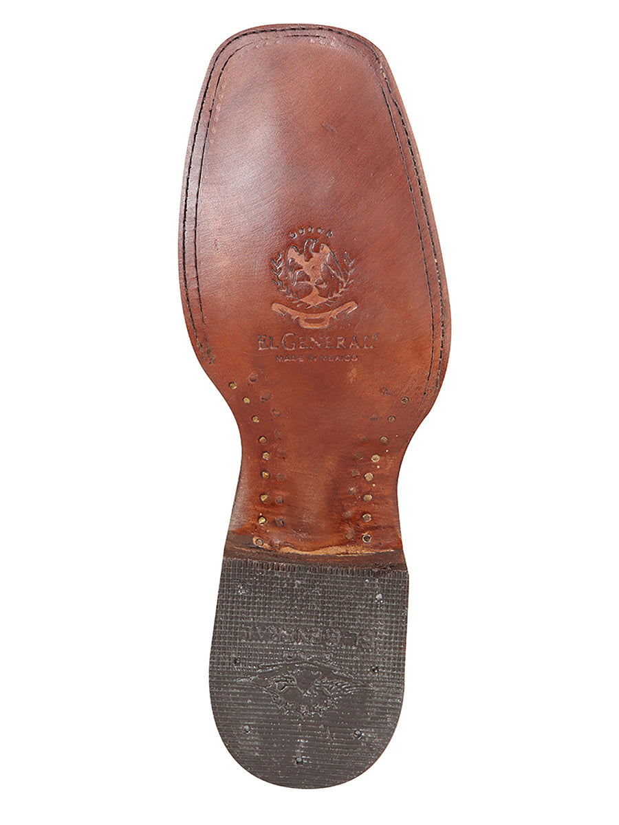 El General Square Toe Ankle Boot - Light Brown Nubuck 126200