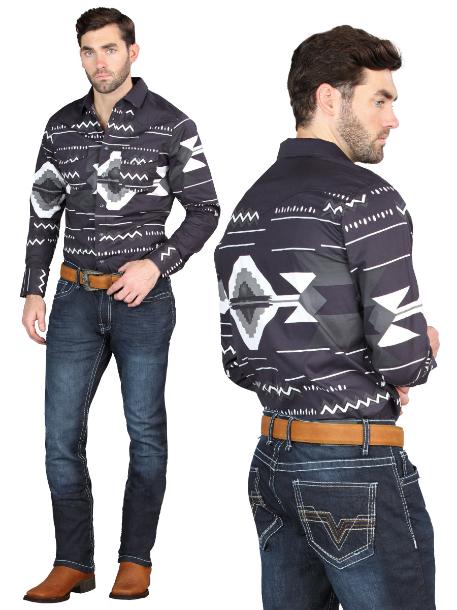 El Norteño Skinny Stretch Denim Pants in Dark Blue 126635