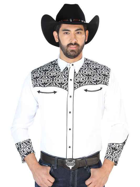 The Lord of the Heavens Embroidered Shirt White/Black 126705