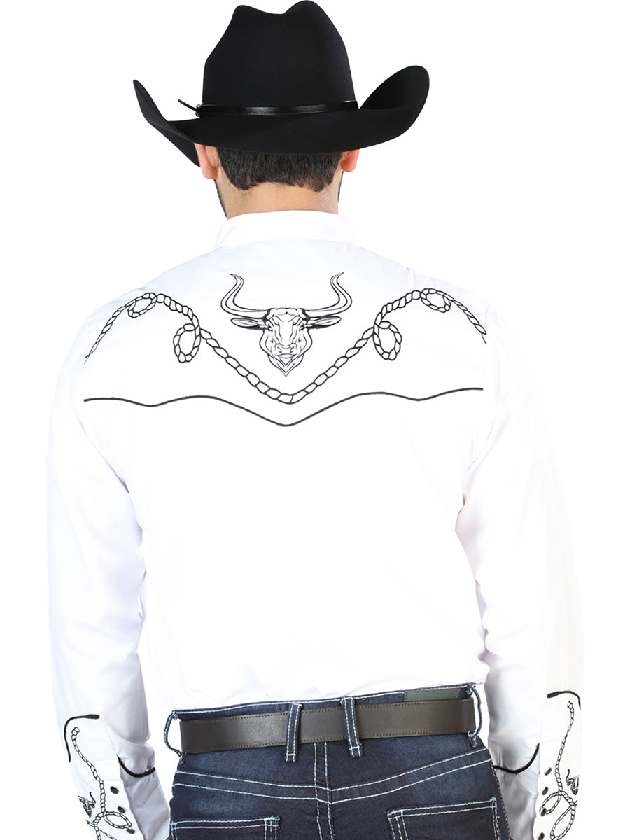 The Lord of the Heavens Embroidered Shirt White/Black 126712