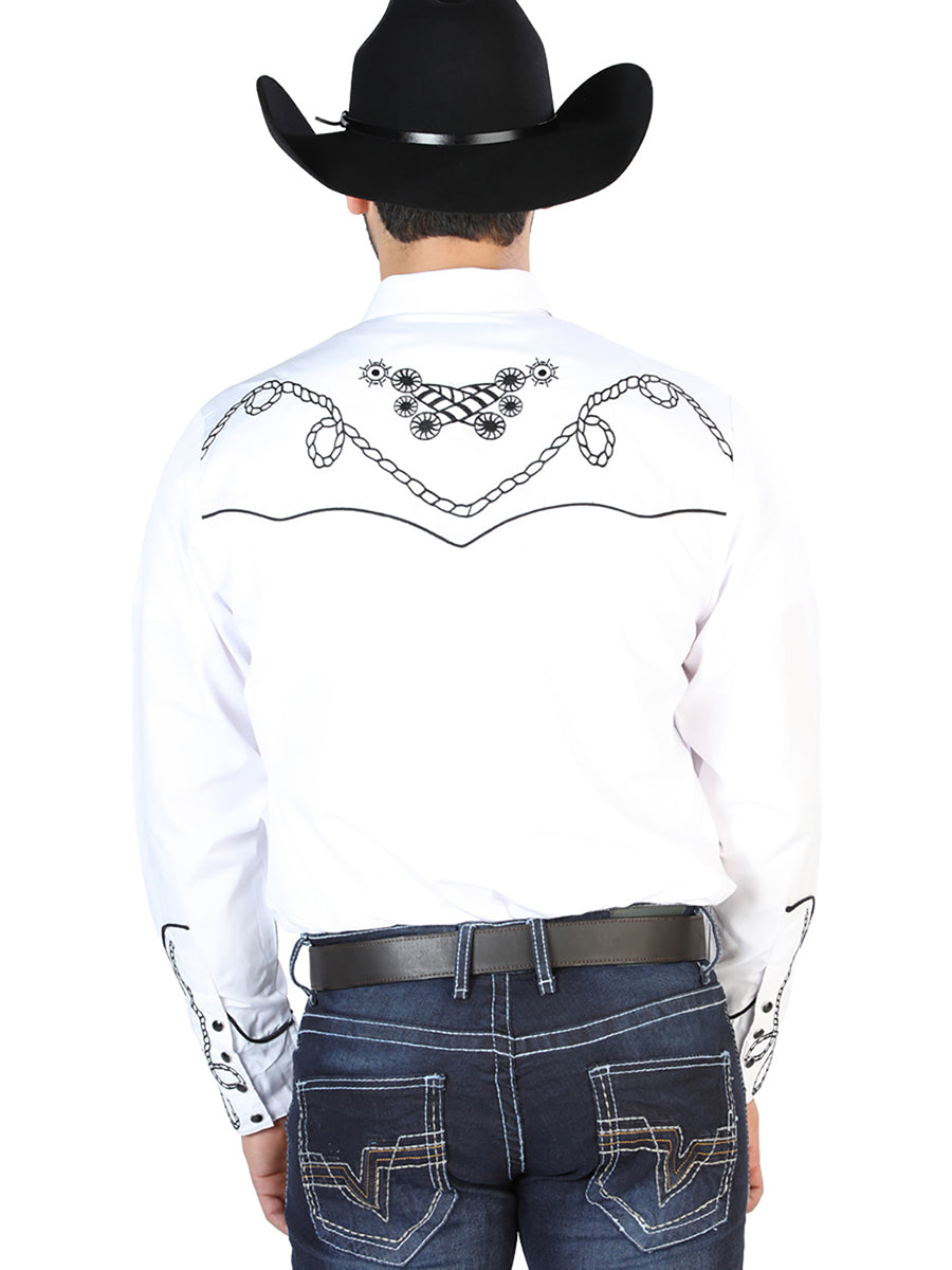 The Lord of the Heavens Embroidery Shirt White/Black 126718