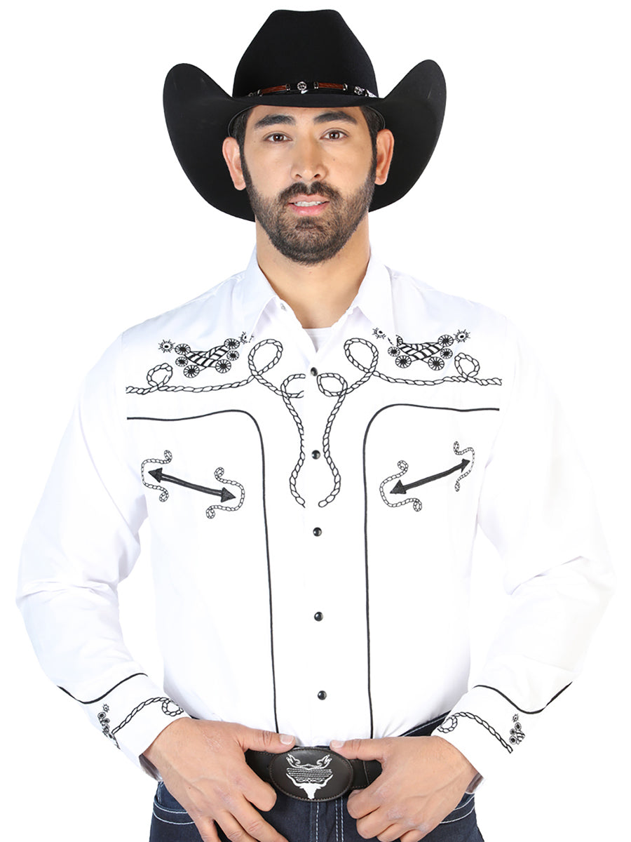 The Lord of the Heavens Embroidery Shirt White/Black 126718