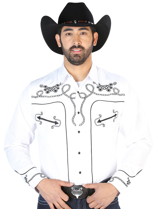 The Lord of the Heavens Embroidery Shirt White/Black 126718