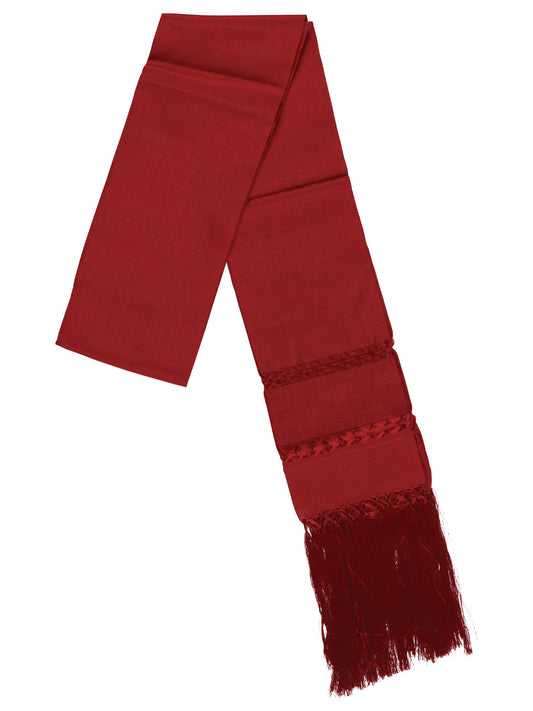 Mexican Shawl 85% Articela, 15% Polyester Red 600432