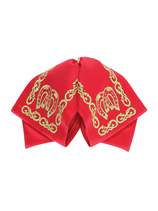 Kids
 Mexican Charro Bow Tie 100% Polyester Red/Gold 601764
