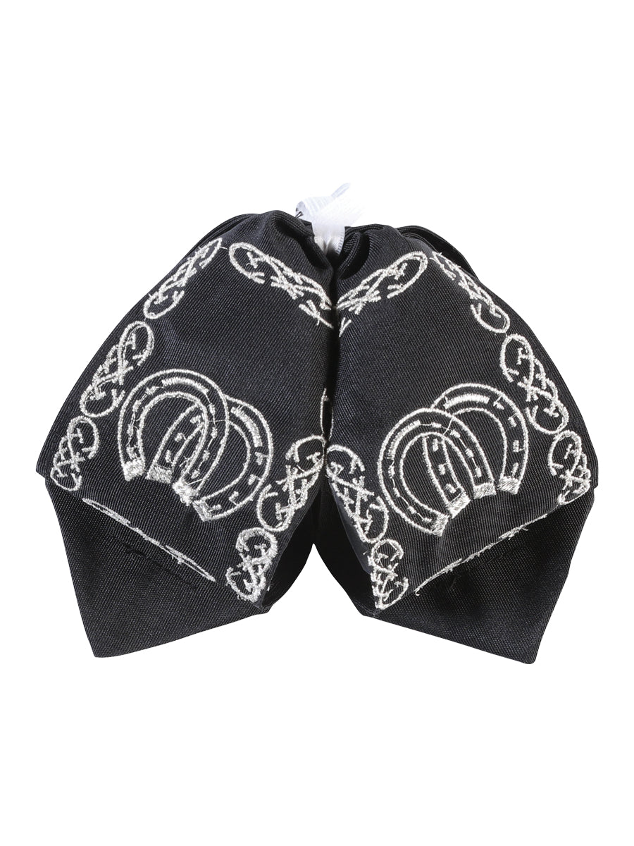 Kids
 Mexican Charro Bow Tie 100% Polyester Black/Gold 601813