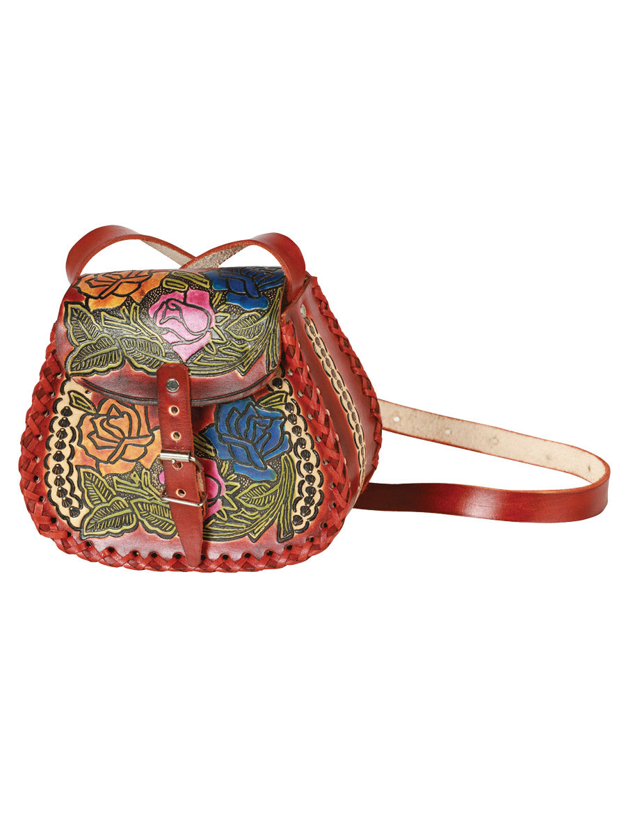 Artisan Leather Handbag, Multicolor, 603678