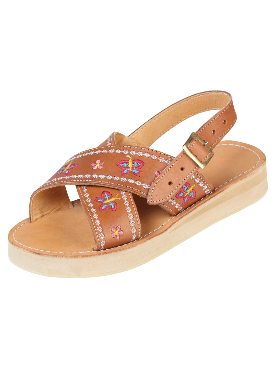Mexica Artisanal Leather Sandals Tang 603928