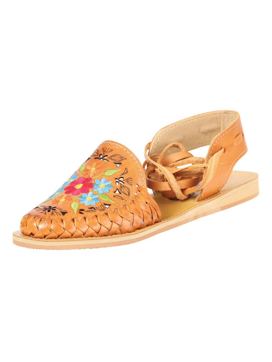 Mexican Artisan Leather Sandals, Honey Color, 604020