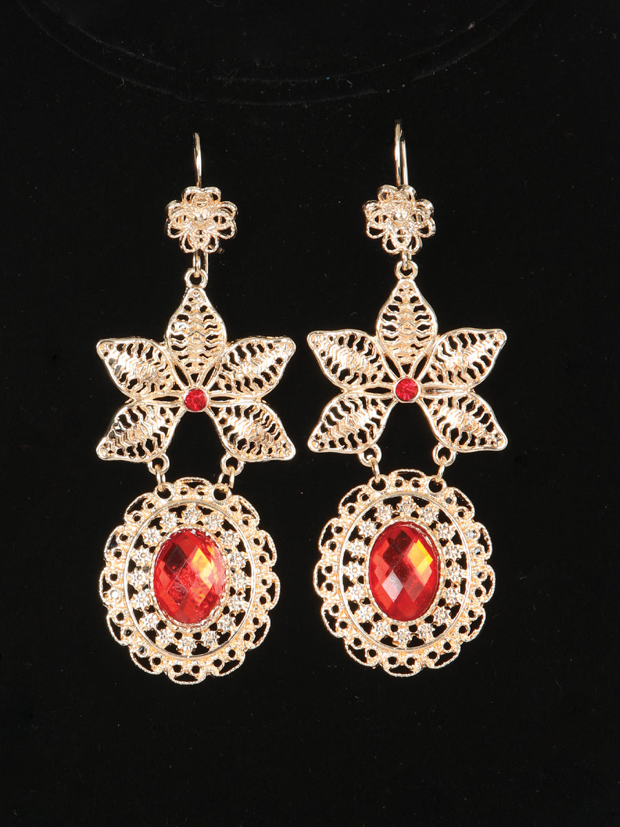 Mexican Artisan Filigree Gold Earrings 604030